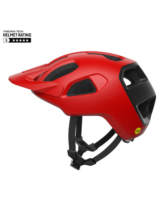 Załaduj obraz do przeglądarki galerii, Kask rowerowy POC Cularis - Pris. Red Matt/Ur. Black Matt
