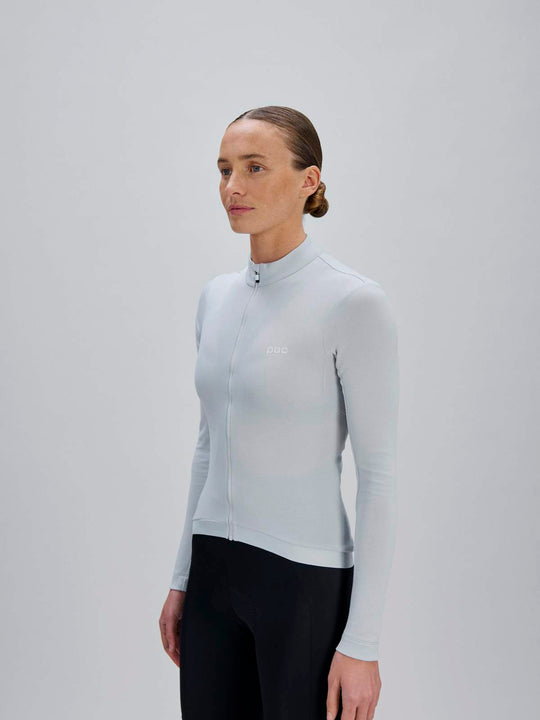 Załaduj obraz do przeglądarki galerii, Koszulka rowerowa POC W's Thermal Lite LS Jersey - Granite Grey
