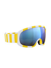 Załaduj obraz do przeglądarki galerii, Gogle narciarskie POC Fovea Mid Wide Fit - Jaune/Blanc/Partly Sunny Blue
