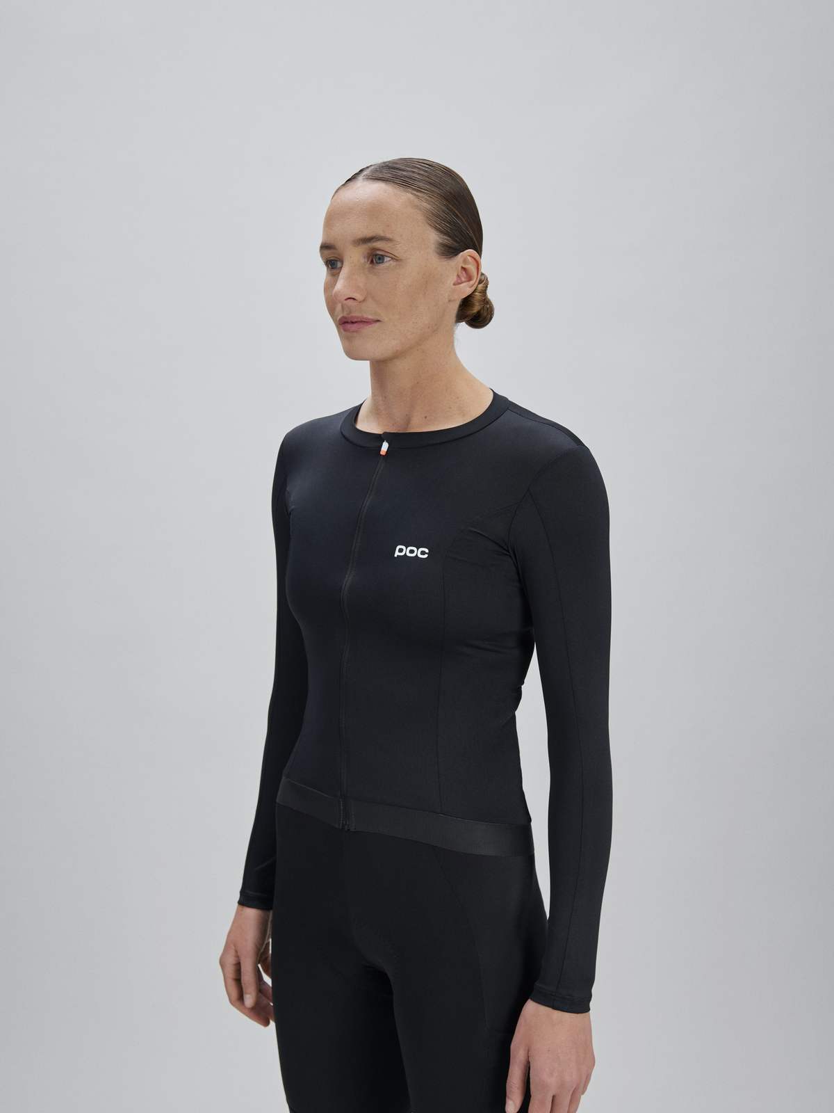 Koszulka rowerowa POC W's Cadence L/S Jersey - Ur. Black
