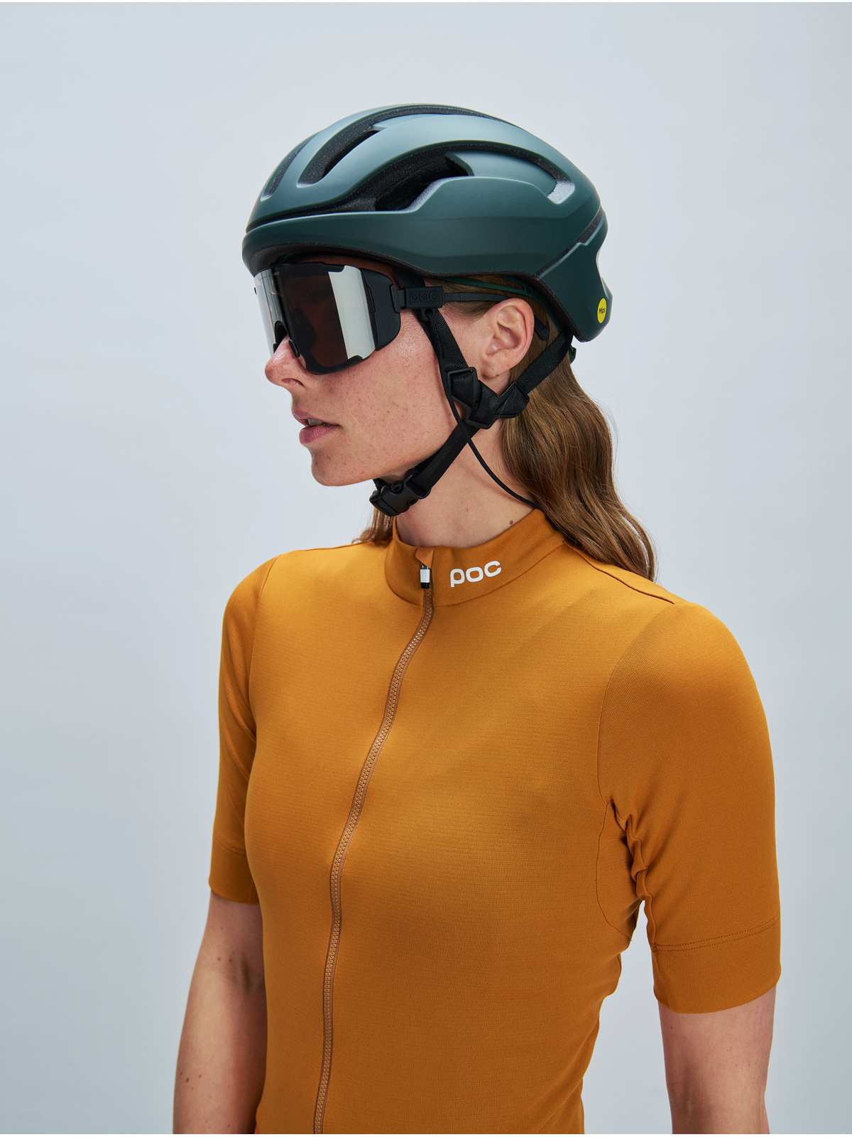 Kask rowerowy POC Omne Air MIPS - Parg. Green Matt