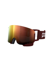 Załaduj obraz do przeglądarki galerii, Gogle narciarskie POC Nexal Mid Clarity - Garnet Red/Spektris Orange Cat 2
