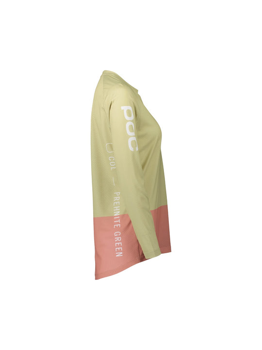Załaduj obraz do przeglądarki galerii, Koszulka rowerowa POC W’s MTB Pure LS Jersey - Prehnite Green/Rock Salt - poc warszawa
