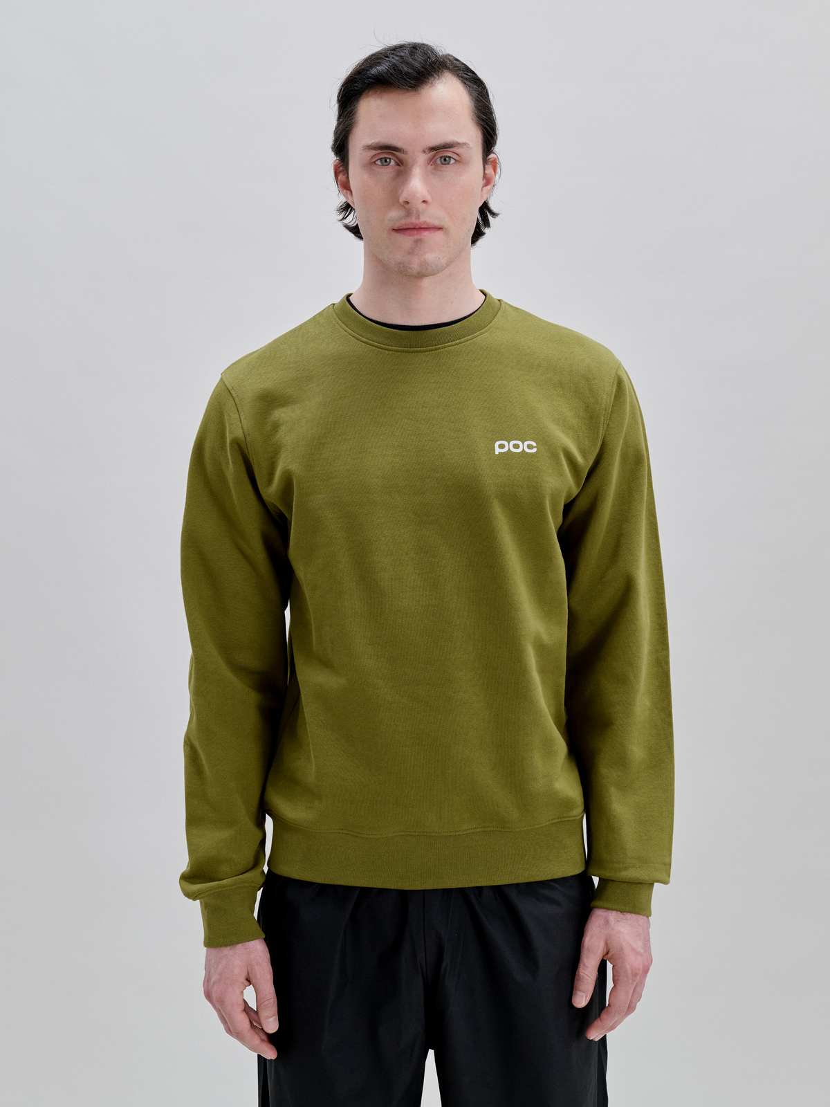 Bluza POC Crew - Olivine Green/Hydrogen White