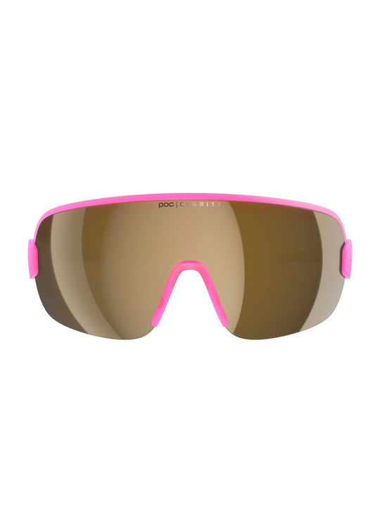 Załaduj obraz do przeglądarki galerii, Okulary rowerowe POC Aim - Fluo. Pink/Ur. Black Transl. - Clarity Road Gold Mirror cat.3
