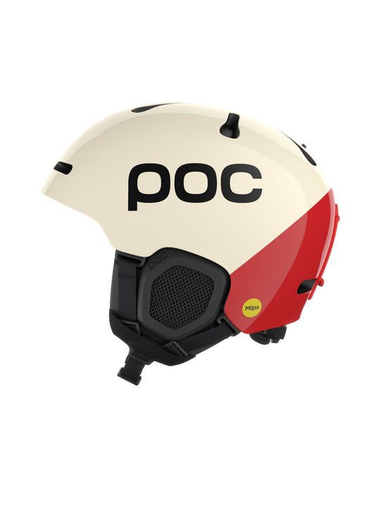 Załaduj obraz do przeglądarki galerii, Kask narciarski POC Fornix BC - Rouge/Blanc
