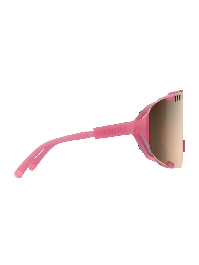 Okulary rowerowe POC Devour  - Actinium Pink Translu.