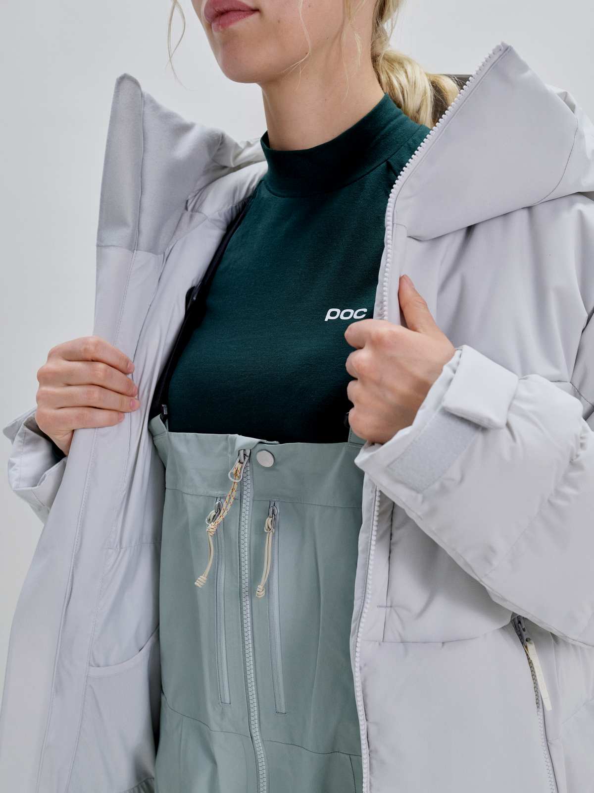Kurtka damska POC W's POC Loft Jacket - Granite Grey