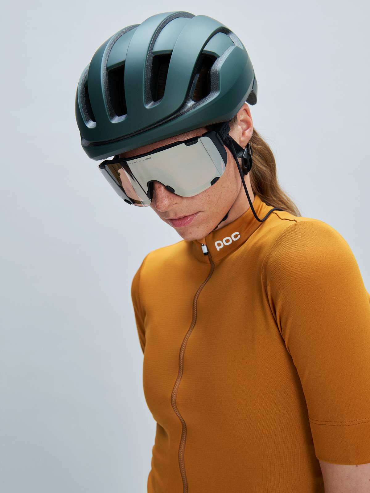 Kask rowerowy POC Omne Air MIPS - Parg. Green Matt