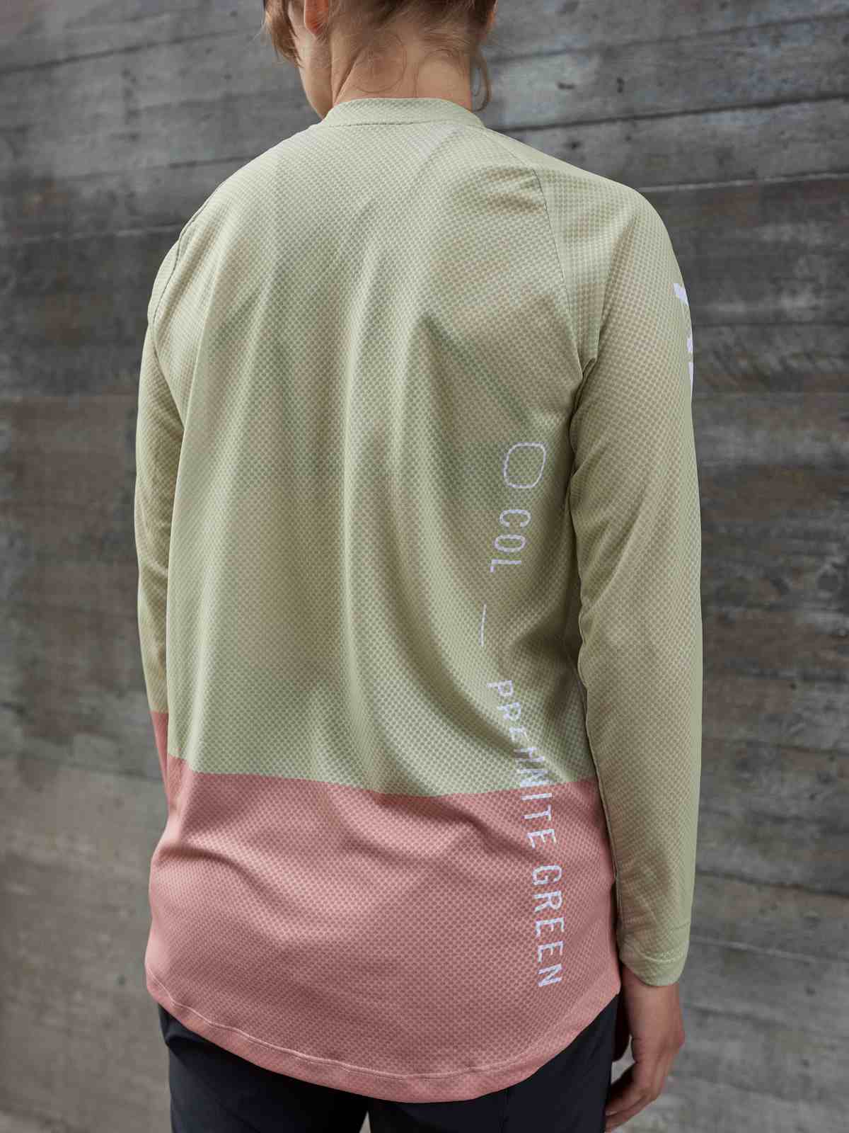 Koszulka rowerowa POC W's MTB Pure LS Jersey - Prehnite Green/Rock Salt