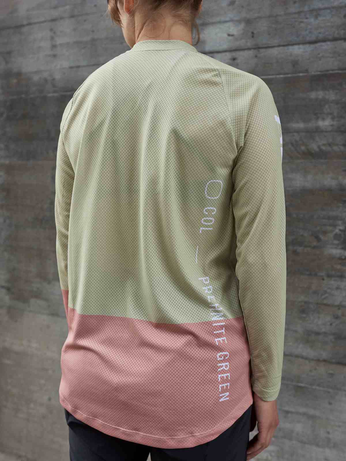 Koszulka rowerowa POC W’s MTB Pure LS Jersey - Prehnite Green/Rock Salt - poc warszawa