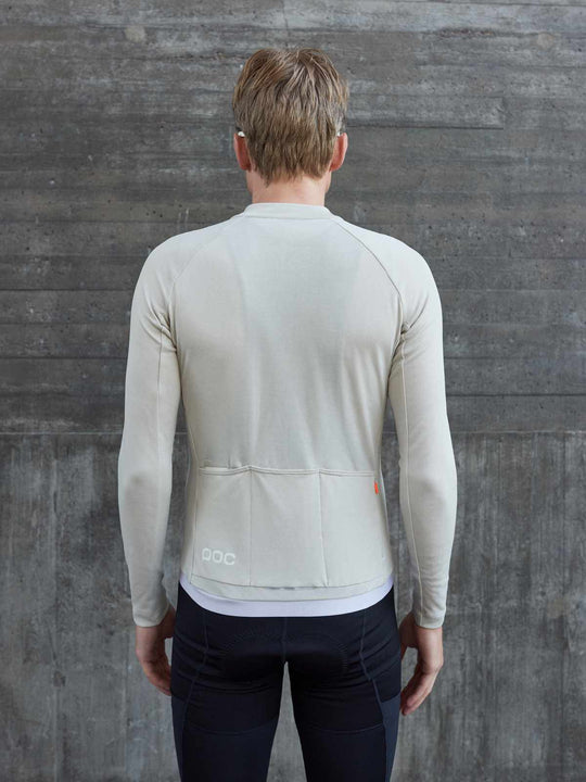 Załaduj obraz do przeglądarki galerii, Bluza rowerowa POC M&#39;s Thermal Lite LS Jersey - Light Sandstone Beige
