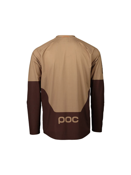 Załaduj obraz do przeglądarki galerii, Koszulka rowerowa POC M&#39;s Essential MTB LS Jersey - Jasper Brown
