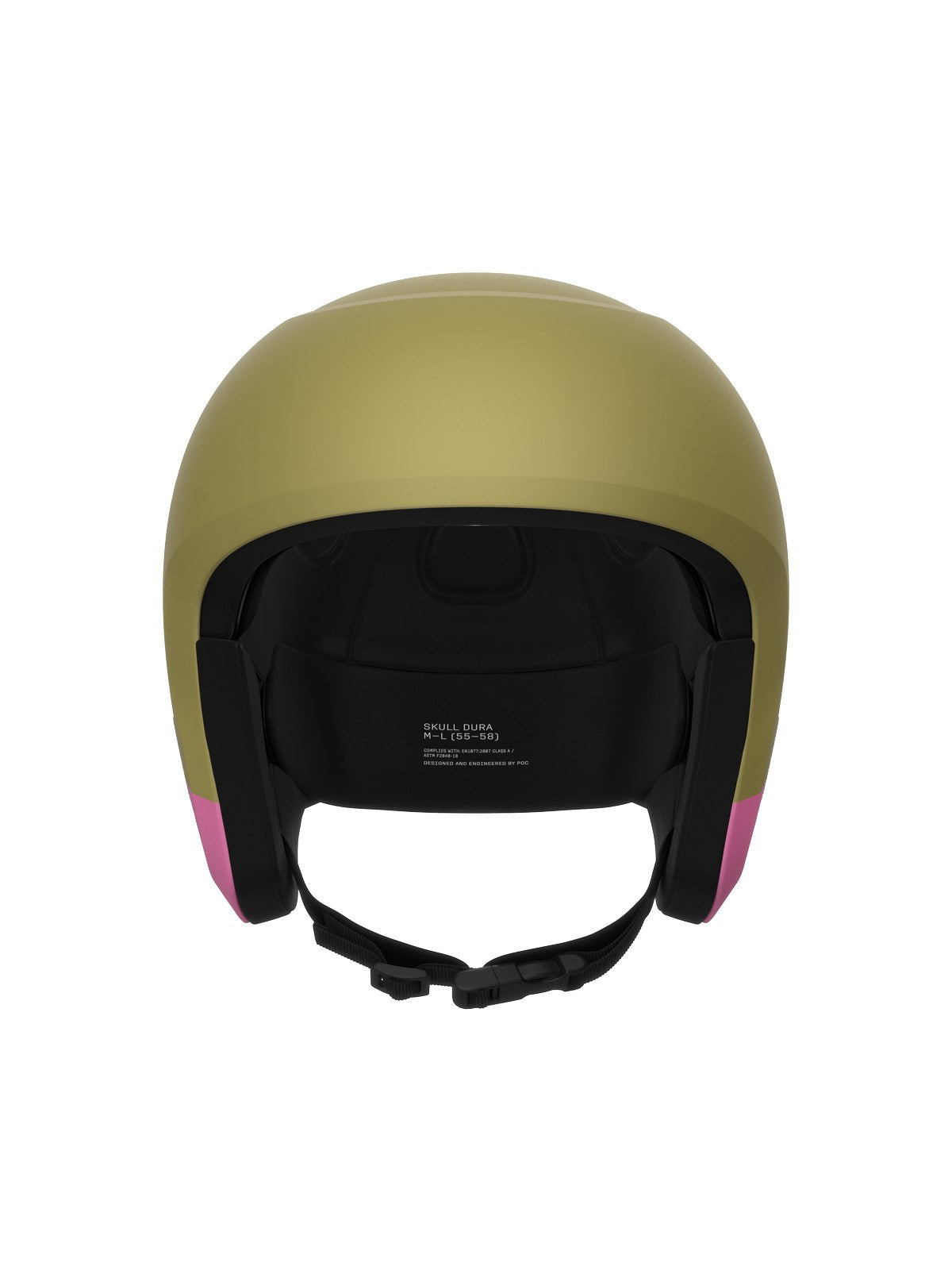 Kask narciarski POC Skull Dura Jr - Olivine Green Matt/Thulite Pink Matt
