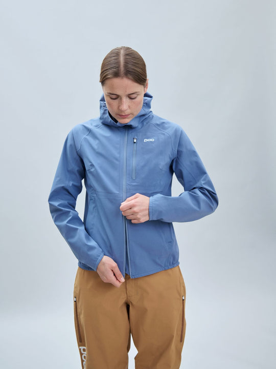 Załaduj obraz do przeglądarki galerii, Kurtka rowerowa POC W&#39;s Motion Rain Jacket - Calcite Blue
