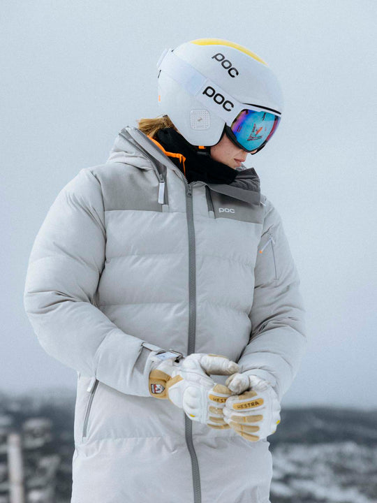 Załaduj obraz do przeglądarki galerii, Kask narciarski POC Skull Dura Comp MIPS - Hydr. White/Ave. Yellow - poc warszawa
