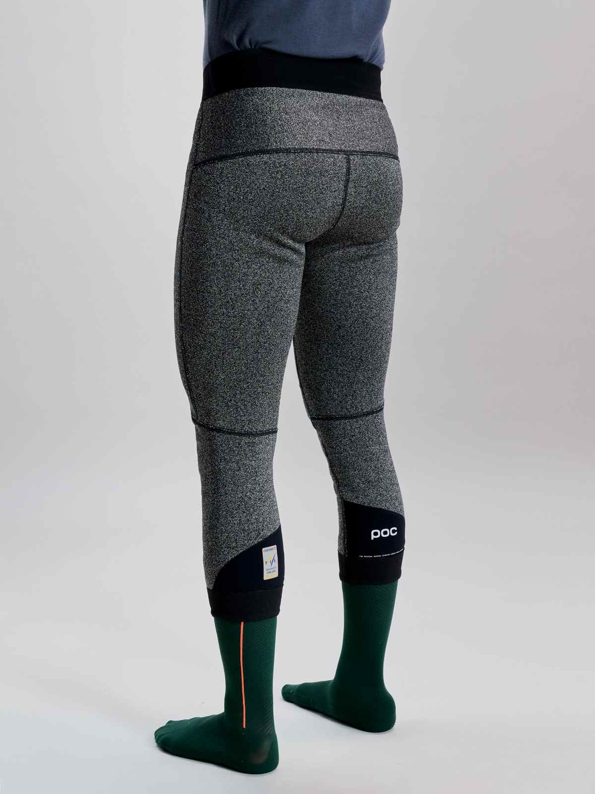 Legginsy męskie POC M's Layer Cut Resistant Tights - Uranium Black