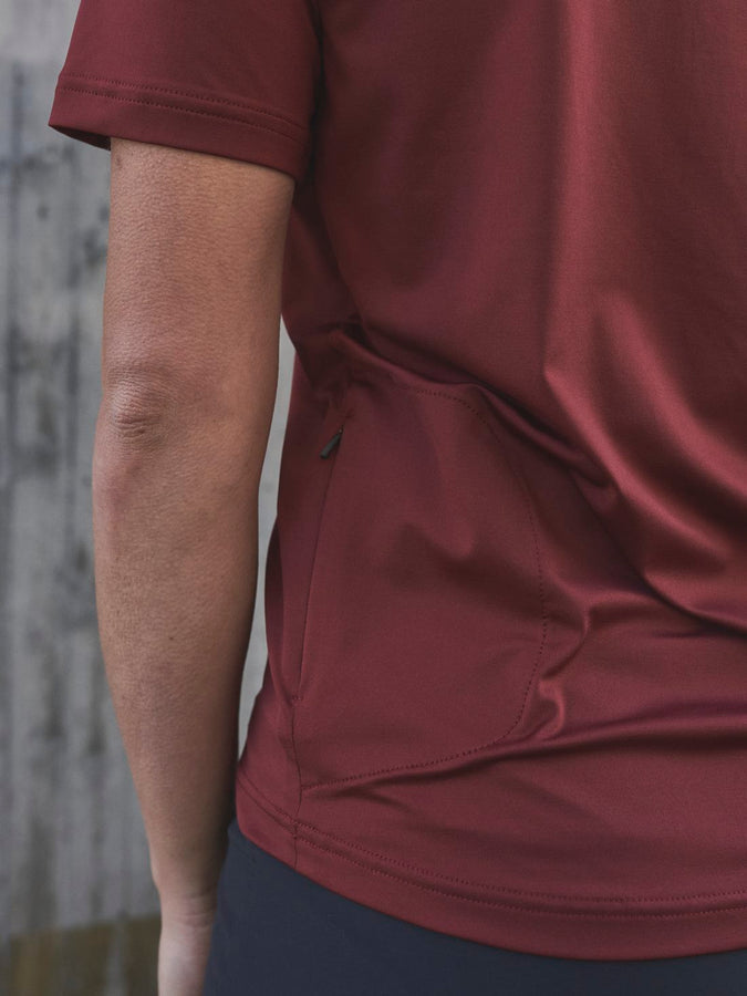 Koszulka rowerowa POC W'S REFORM ENDURO LIGHT - Garnet Red