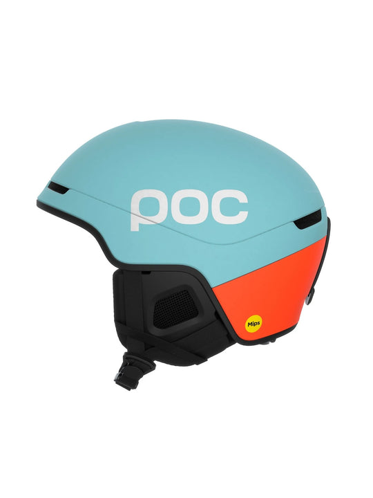 Załaduj obraz do przeglądarki galerii, Kask narciarski POC Obex Contour - Indicolite Blue Matt/Carnelian Orange Matt
