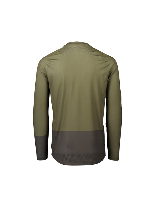 Załaduj obraz do przeglądarki galerii, Koszulka rowerowa POC MTB Pure LS Jersey - Epid. Green/Sylvanite Grey
