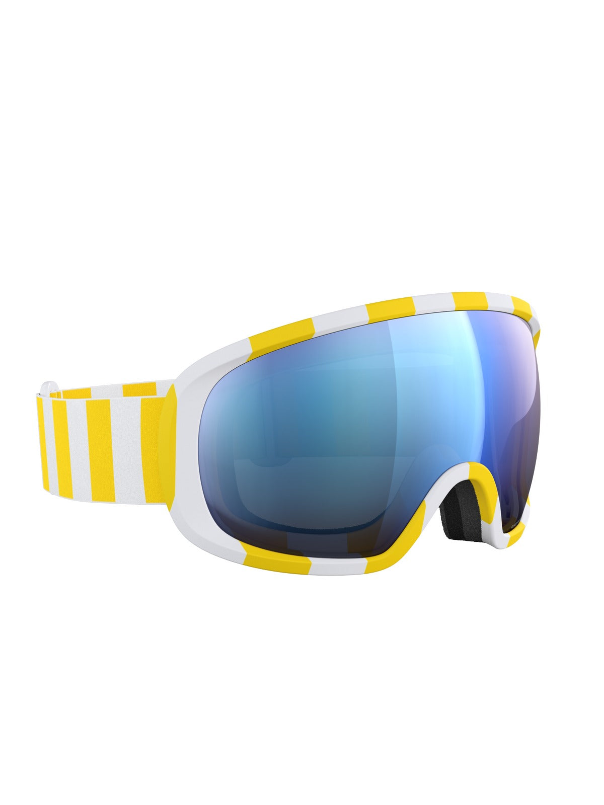Gogle narciarskie POC Fovea Wide Fit - Jaune/Blanc/Partly Sunny Blue