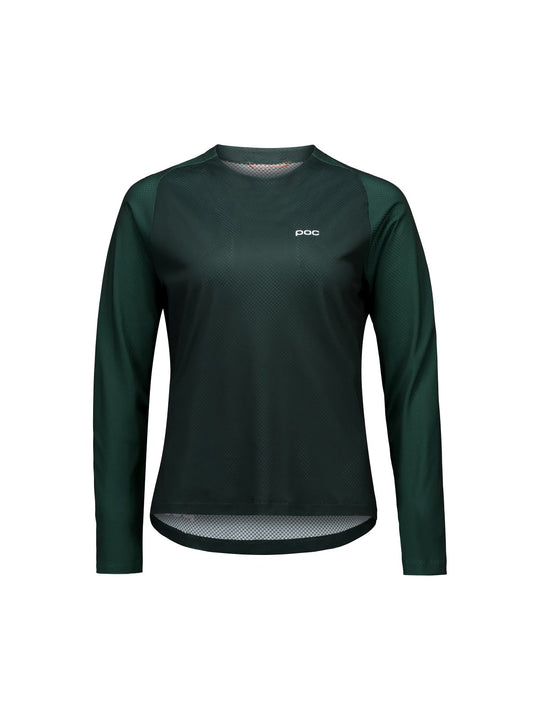 Załaduj obraz do przeglądarki galerii, Koszulka rowerowa POC W's Motion Air L/S Jersey - Parg. Green
