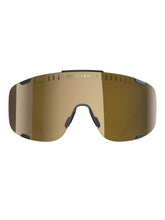 Załaduj obraz do przeglądarki galerii, Okulary rowerowe POC Devour Wide Fit - Ur. Black | Clarity Road/Partly Sunny Gold Cat 2
