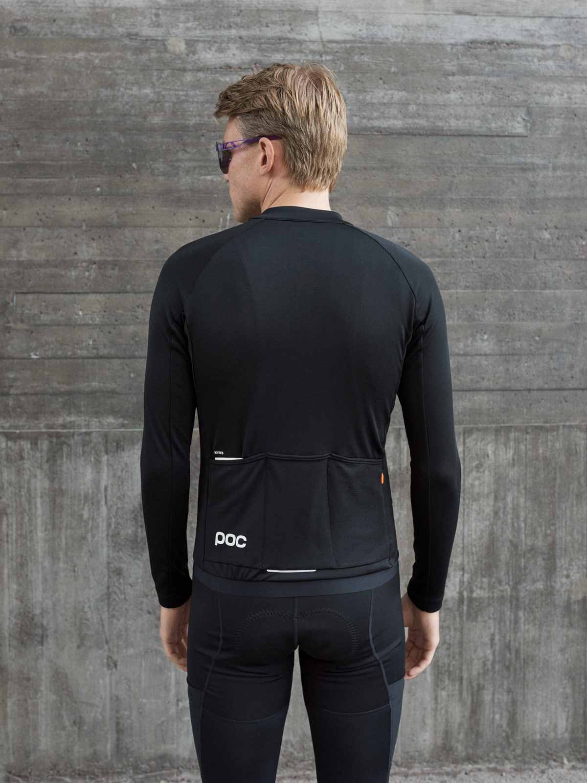 Bluza rowerowa POC M's Thermal Lite LS Jersey - Ur. Black