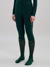 Załaduj obraz do przeglądarki galerii, Legginsy termoaktywne damskie POC W's Layer Merino 3/4 Tights zielony
