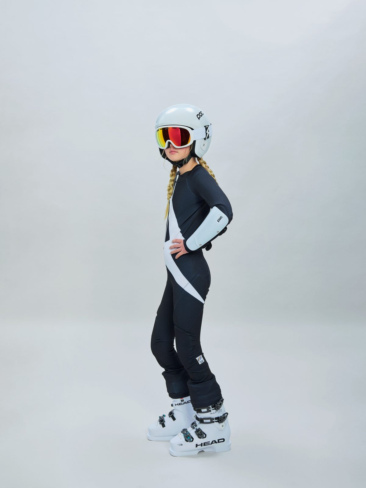 Guma narciarska POC Skin GS JR Blixten Black Blixten Black