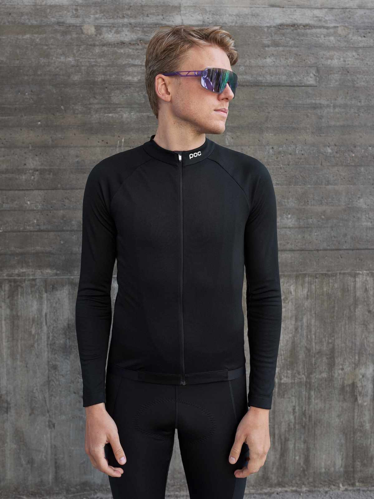 Bluza rowerowa POC M's Thermal Lite LS Jersey - Ur. Black