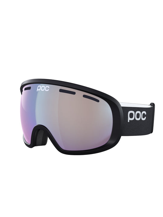 Załaduj obraz do przeglądarki galerii, Gogle narciarskie POC Fovea Clarity Photochromic - Uran. Black/Clarity Photochromic Light Pink/Sky Blue Cat 1-3
