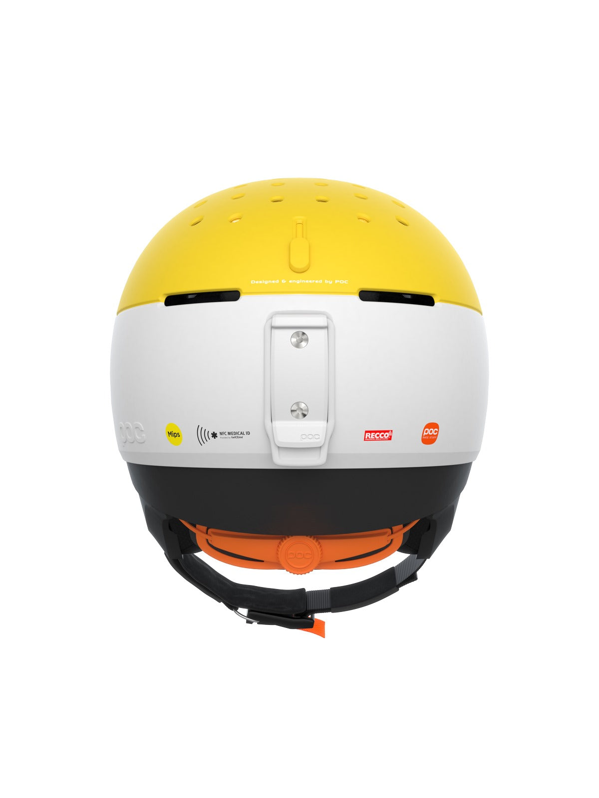 Kask narciarski POC MENINX RS MIPS - Hyd. White/Aven. Yellow Matt