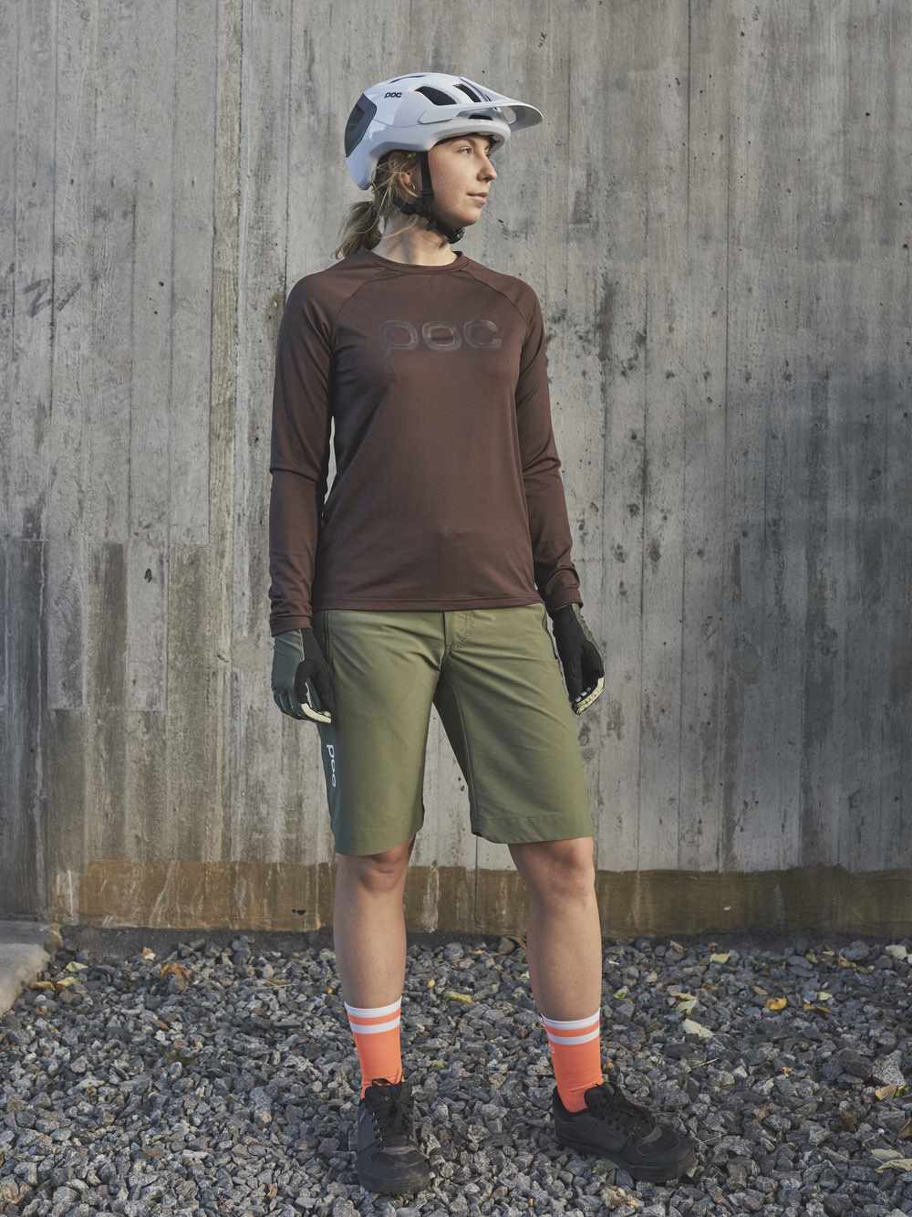Spodenki rowerowe POC W's ESSENTIAL ENDURO Shorts - Epid. Green
