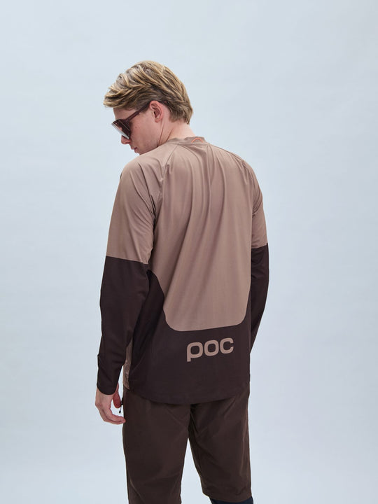 Załaduj obraz do przeglądarki galerii, Koszulka rowerowa POC M's Essential MTB LS Jersey - Jasper Brown
