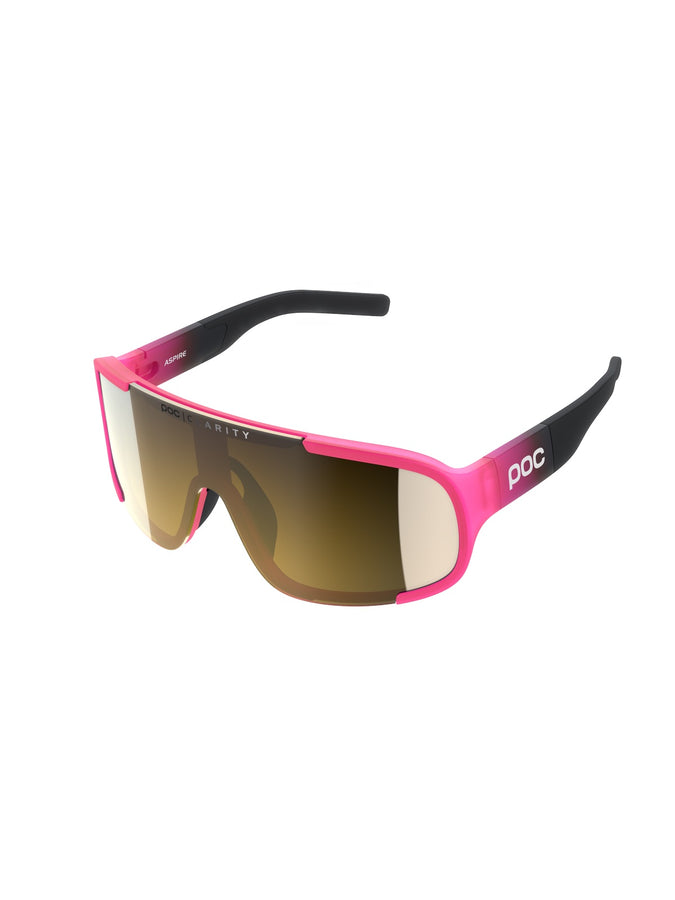 Okulary rowerowe POC Aspire - Fluo. Pink/Ur. Black Transl. | Clarity Road Gold Mirror cat.3