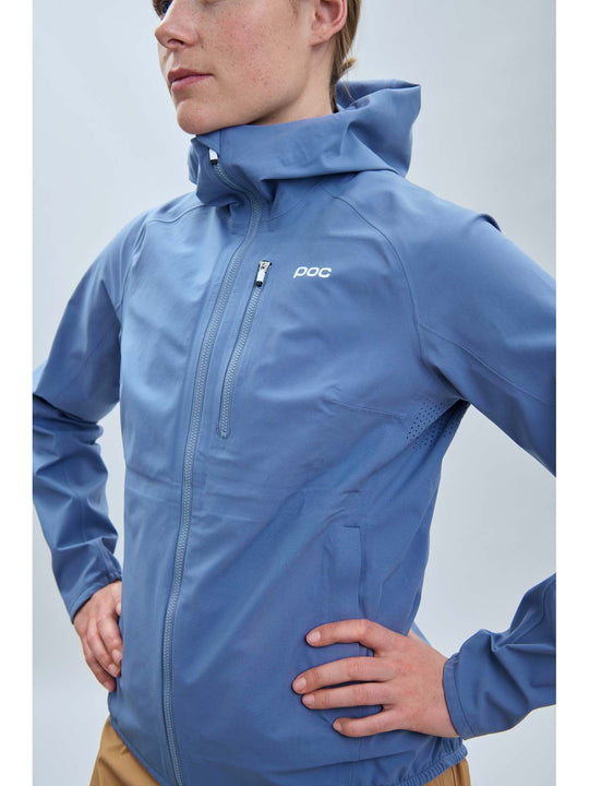 Załaduj obraz do przeglądarki galerii, Kurtka rowerowa POC W&#39;s Motion Rain Jacket - Calcite Blue
