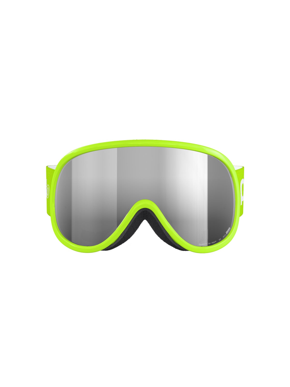 Gogle POCito Retina - Fluo. Yellow/Green/Pt. Sunny Silver