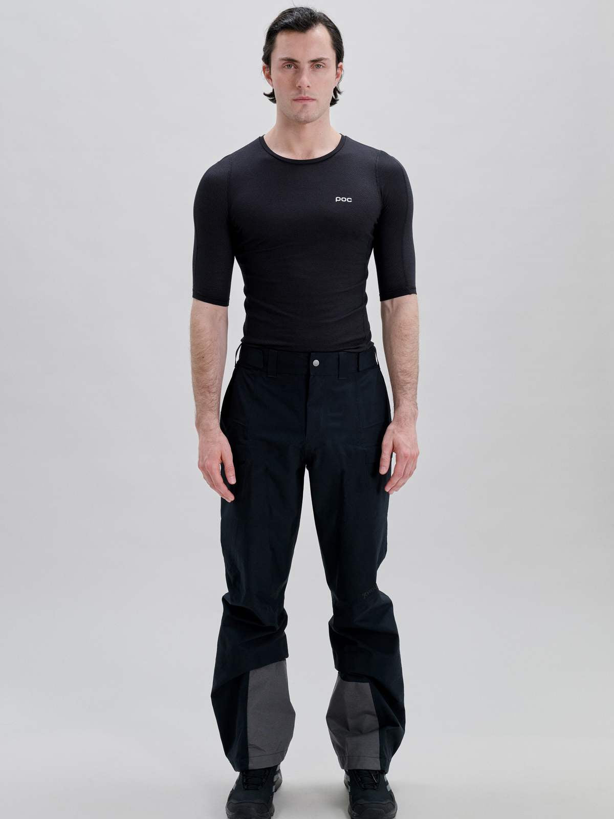 Koszulka termoaktywna POC M's Layer Mid S/S Jersey - Uranium Black