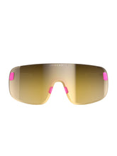 Załaduj obraz do przeglądarki galerii, Okulary rowerowe POC Elicit - Fluo. Pink/Ur. Black Transl. | Clarity Road Violet Gold Mirror cat. 2
