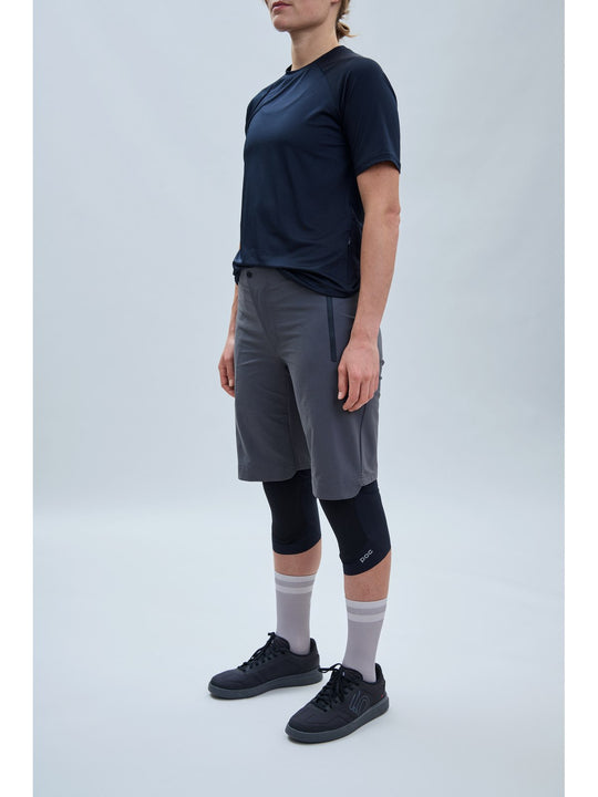 Załaduj obraz do przeglądarki galerii, Spodenki rowerowe POC W&#39;s Essential Enduro Shorts - Sylvanite Grey
