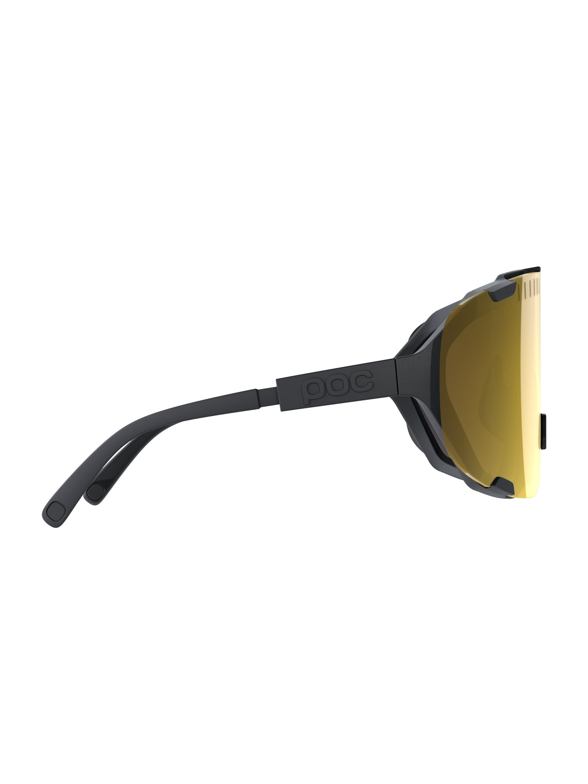 Okulary rowerowe POC Devour Wide Fit - Ur. Black | Clarity Road/Partly Sunny Gold Cat 2