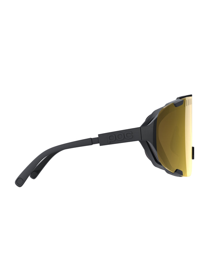 Okulary rowerowe POC Devour Wide Fit - Ur. Black | Clarity Road/Partly Sunny Gold Cat 2