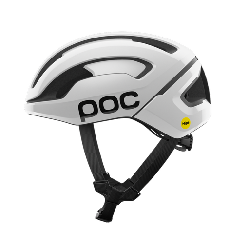 Załaduj obraz do przeglądarki galerii, Kask rowerowy POC Omne Air Wide Fit MIPS - Hyd. White/Ur. Black Matt w. Logo
