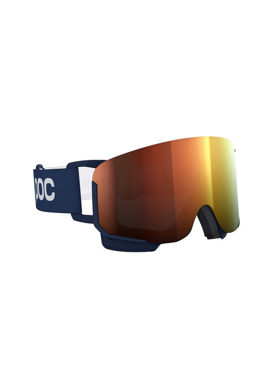 Załaduj obraz do przeglądarki galerii, Gogle narciarskie POC Nexal Mid Clarity - Lead Blue/Spektris Orange Cat 2 - TU - poc warszawa
