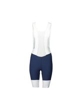 Załaduj obraz do przeglądarki galerii, Spodenki rowerowe POC W's Raceday Bibshorts - Turmaline Navy/Hydr. White
