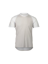 Załaduj obraz do przeglądarki galerii, Koszulka rowerowa POC MTB Pure Tee - Granite Grey/Hydr. White - poc warszawa
