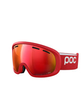 Załaduj obraz do przeglądarki galerii, Gogle narciarskie POC Fovea Mid Wf - Prismane Red/Partly Sunny Red
