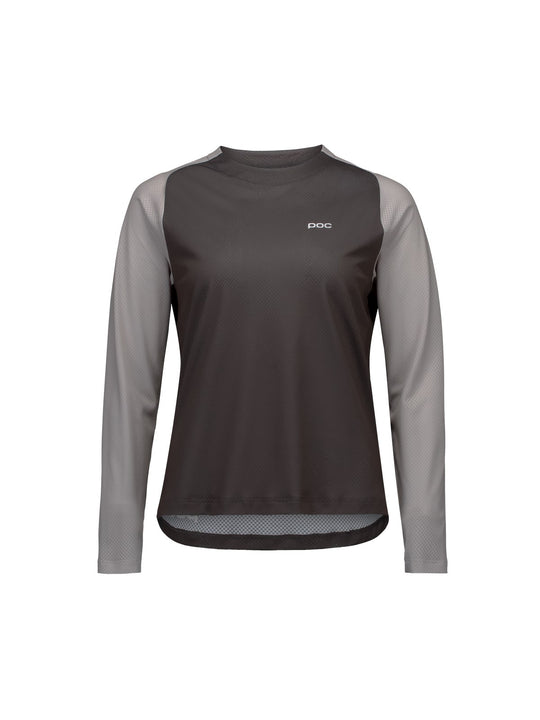 Załaduj obraz do przeglądarki galerii, Koszulka rowerowa POC W's Motion Air L/S Jersey - Granite Grey
