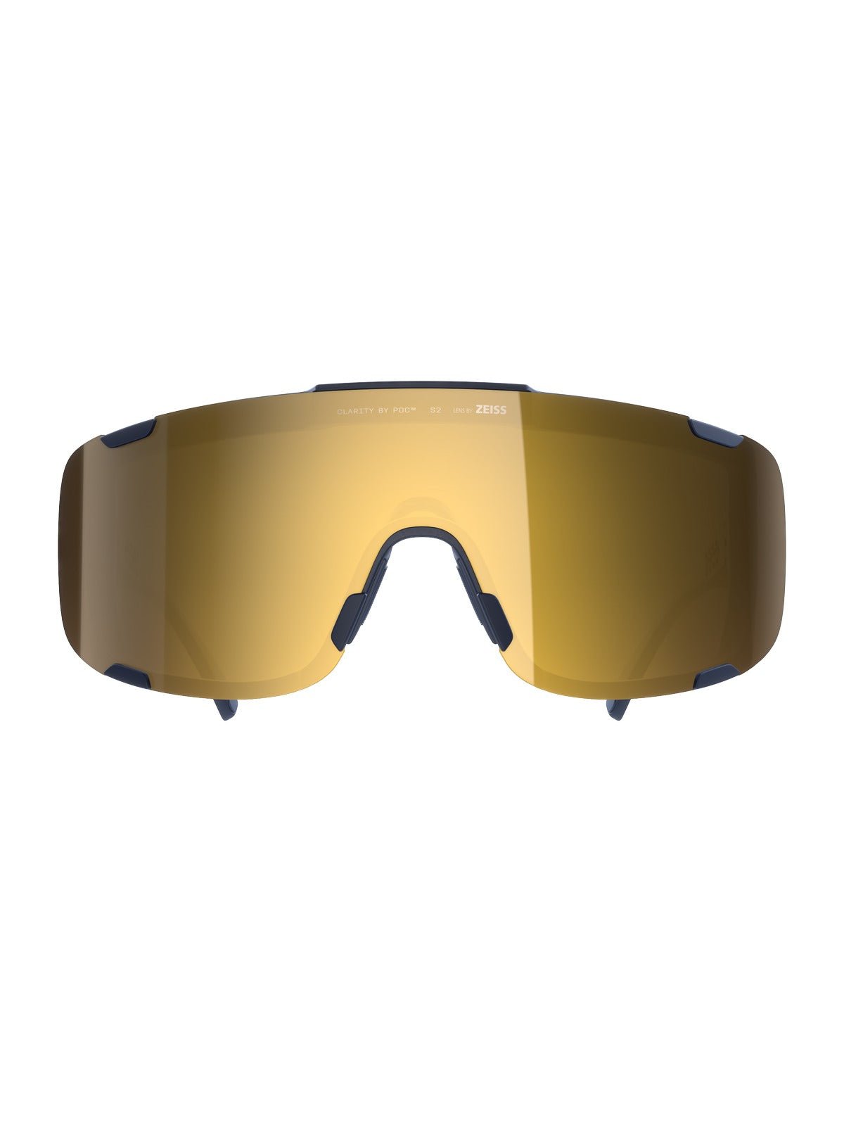 Okulary rowerowe POC Devour Mid - Apatite Navy/Clarity Road/Partly Sunny Gold